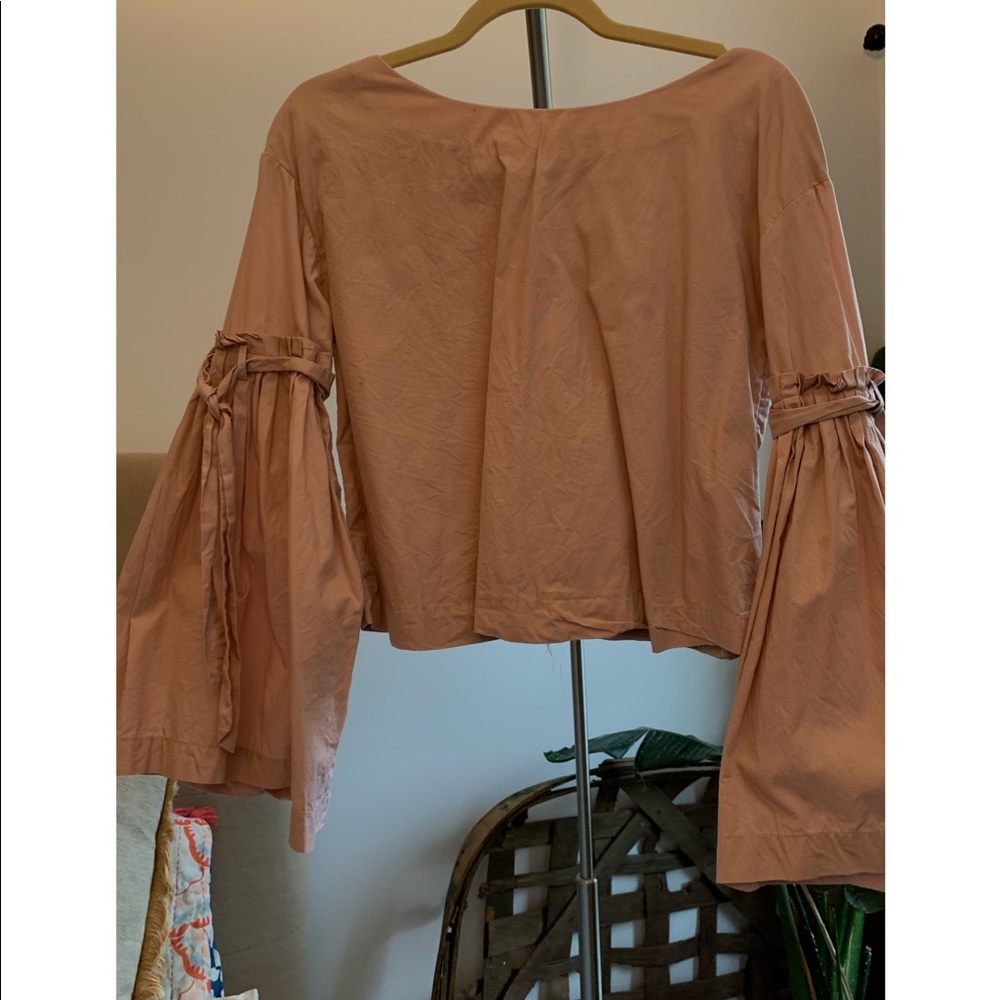 Free People Rose Colored Shirt